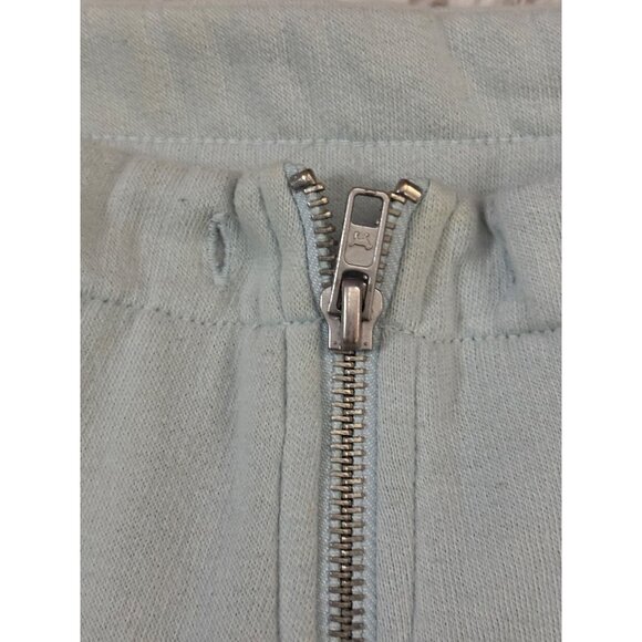 Victorias Secret Pink Quarter-Zip Pullover Sweatshirt Size S Teal - Picture 11 of 16